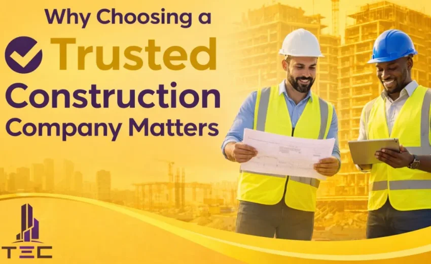 Why Choosing a Trusted Construction Company Matters