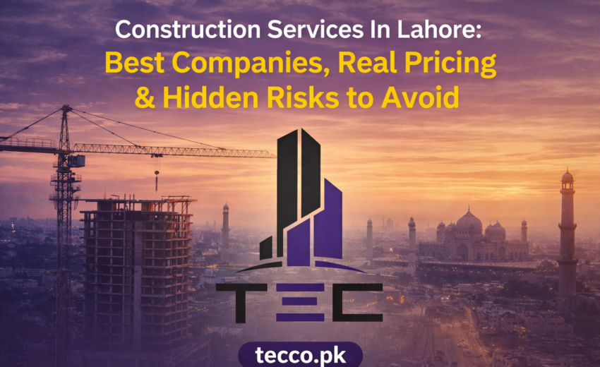 Best Construction Services In Lahore: Best Companies, Real Pricing & Hidden Risks to Avoid In 2026