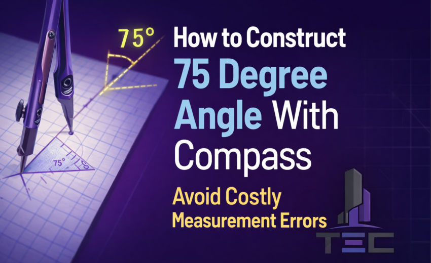 How to Construct 75 Degree Angle With Compass – Avoid Costly Measurement Errors