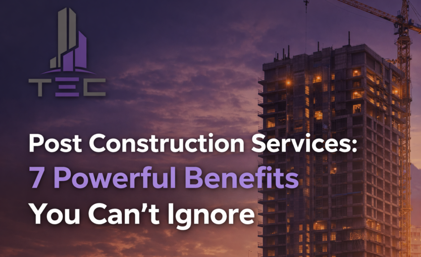 Post Construction Services: 7 Powerful Benefits You Can’t Ignore In 2026