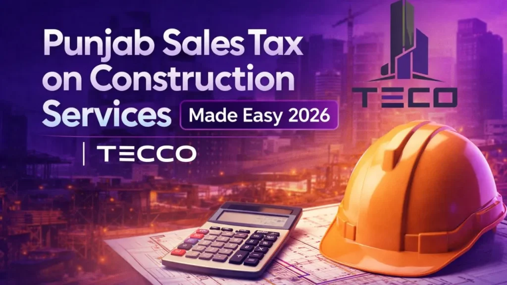 Punjab Sales Tax on Construction Services