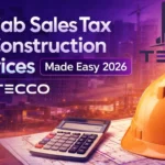 Punjab Sales Tax on Construction Services